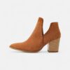 Bottines En Daim Marine Et Camel Vertbaudet Pour Fille - Pointure 29 (occasion, Bon état)