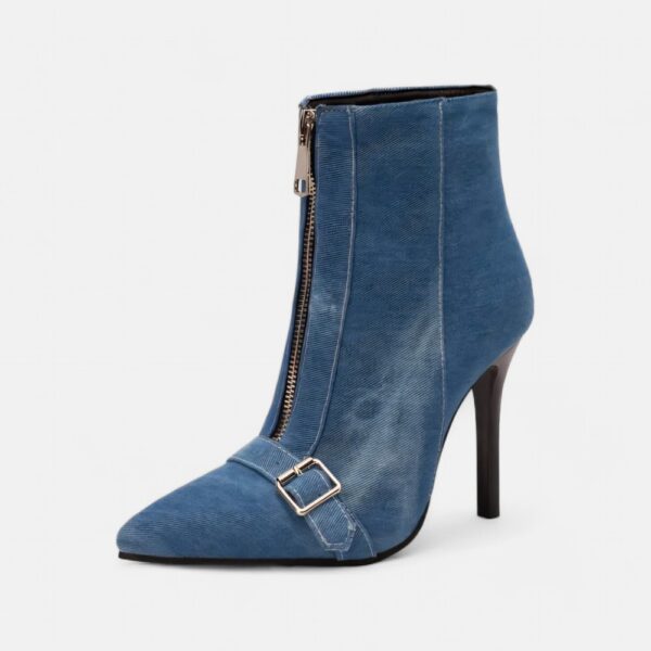 Bottines bleu ciel