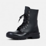 Combat boots en cuir