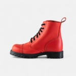 Boots d'aviateur rouge