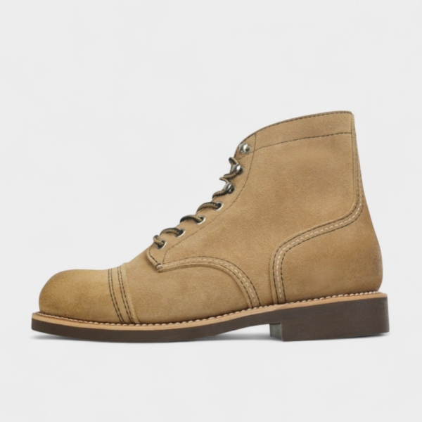Bottines cuir suédé homme